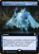 Theoretical Duplication (Extended Art) [Commander 2021]