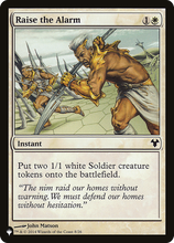 Raise the Alarm (PLST-MD1-8) - The List