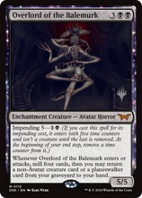 Overlord of the Balemurk (PPDSK-113) - Duskmourn: House of Horror Promos: (enchantment)