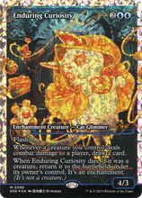 Enduring Curiosity (DSK-398) - Duskmourn: House of Horror: (Showcase) Foil