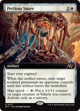 Perilous Snare (Extended Art) (-377) - Aetherdrift Foil