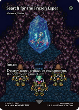 Nature's Claim (FCA-047) - FINAL FANTASY: Through the Ages / Search for the Frozen Esper (Borderless) Foil