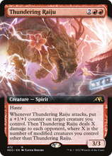 Thundering Raiju (Extended Art) [Kamigawa: Neon Dynasty]