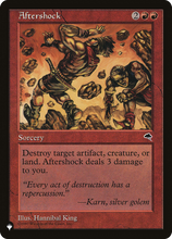 Aftershock (PLST-TMP-160) - The List