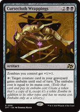 Cursecloth Wrappings (-081) - Aetherdrift Foil