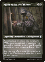 Agent of the Iron Throne (Foil Etched) [Commander Legends: Battle for Baldur's Gate]