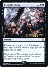 Crippling Fear [Kaldheim Prerelease Promos]
