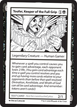 Toofer, Keeper of the Full Grip (MB2-999-TKOTFG) - Mystery Booster 2