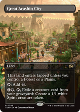 Great Arashin City (Borderless) (TDM-395) - Tarkir: Dragonstorm Foil