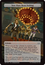 Your Plans Mean Nothing (DSC-367) - Duskmourn: House of Horror Commander Foil