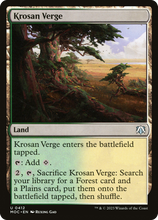 Krosan Verge [March of the Machine Commander]