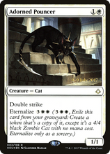 Adorned Pouncer [Hour of Devastation Prerelease Promos]