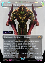 Kozilek, the Broken Reality (Borderless) (Serialized) [Modern Horizons 3]