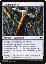 Goldvein Pick (PLST-KHM-239) - The List