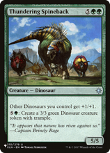 Thundering Spineback (PLST-XLN-210) - The List