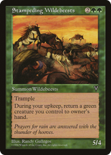 Stampeding Wildebeests [Visions]