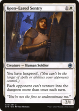 Keen-Eared Sentry [Dungeons & Dragons: Adventures in the Forgotten Realms]