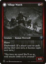Village Watch // Village Reavers [Innistrad: Double Feature]