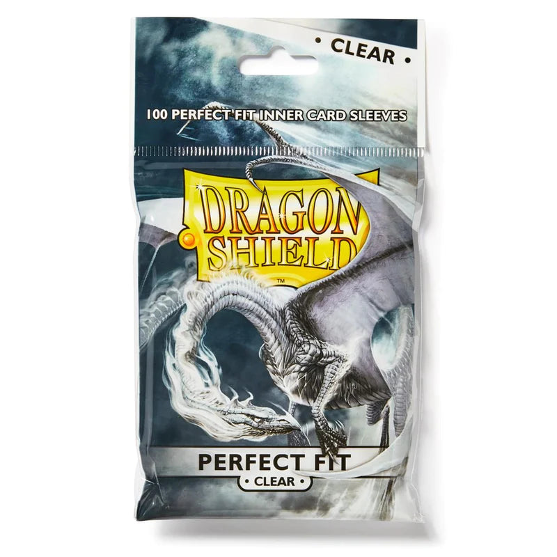 Dragon Shield - 100ct Standard Size - Perfect Fit Inner Card Sleeves - Clear