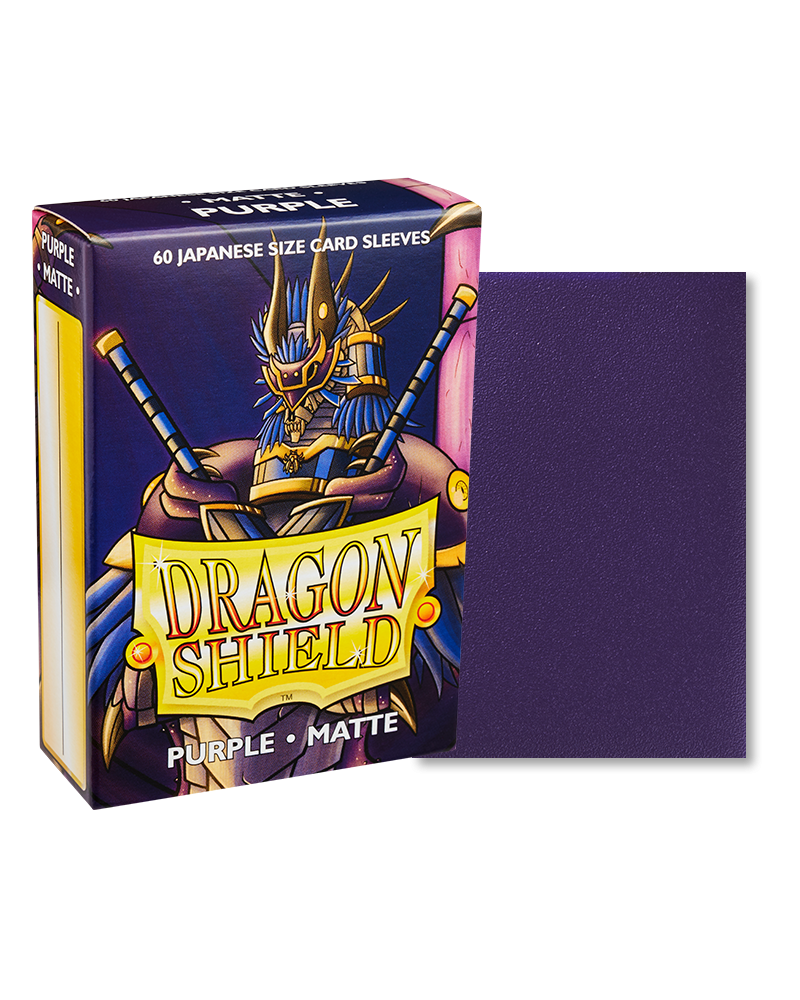 Dragon Shield - 60 Protège cartes - Sleeves - Mini : Noir Matte