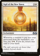 Sigil of the New Dawn (PLST-UMA-35) - The List