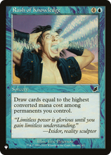 Rush of Knowledge (PLST-SCG-49) - The List