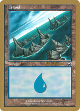 Island (ab338a) (Alex Borteh) [World Championship Decks 2001]