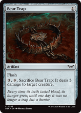 Bear Trap (DSK-243) - Duskmourn: House of Horror Foil