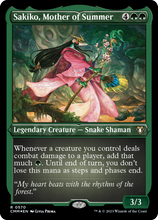Sakiko, Mother of Summer (Foil Etched) [Commander Masters]
