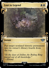 Lost to Legend [The Lord of the Rings: Tales of Middle-Earth Showcase Scrolls]