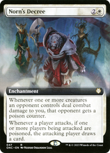 Norn's Decree (Extended Art) [Phyrexia: All Will Be One Commander]