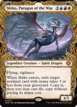 Shiko, Paragon of the Way (Showcase) (TDM-317) - Tarkir: Dragonstorm Foil