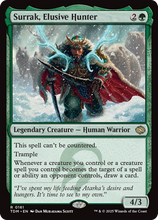 Surrak, Elusive Hunter (TDM-161) - Tarkir: Dragonstorm Foil