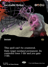 Inevitable Defeat (Borderless) (TDM-360) - Tarkir: Dragonstorm Foil