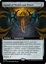 Sword of Wealth and Power (Extended Art) [Outlaws of Thunder Junction: The Big Score]