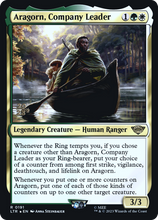 Aragorn, Company Leader [The Lord of the Rings: Tales of Middle-Earth Prerelease Promos]