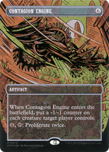 Contagion Engine (Textured Foil) [Outlaws of Thunder Junction: Breaking News]
