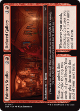 Painter's Studio // Defaced Gallery (DSK-147) - Duskmourn: House of Horror Foil