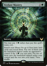 Verdant Mastery (Extended Art) [Strixhaven: School of Mages]