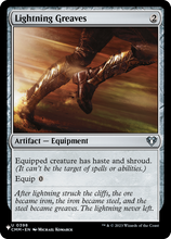Lightning Greaves (CMM) (-398) - The List Reprints