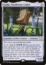 Codie, Vociferous Codex [Strixhaven: School of Mages]
