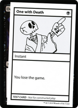One with Death (2021 Edition) [Mystery Booster Playtest Cards]