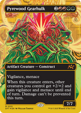 Pyrewood Gearhulk (Borderless) (First-Place Foil) (-551) - Aetherdrift