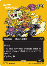 Waxen Shapethief (Borderless) (First-Place Foil) (-535) - Aetherdrift