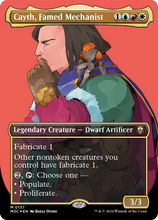 Cayth, Famed Mechanist (Borderless) (Ripple Foil) [Modern Horizons 3 Commander]