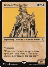 Gorion, Wise Mentor (Showcase) [Commander Legends: Battle for Baldur's Gate]