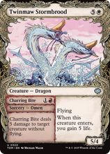 Twinmaw Stormbrood (Showcase) (TDM-320) - Tarkir: Dragonstorm Foil
