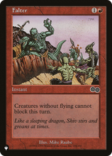 Falter (PLST-USG-184) - The List
