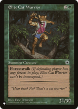 Elite Cat Warrior (PLST-POR-163) - The List