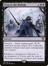 Drag to the Bottom (Promo Pack) [Dominaria United Promos]